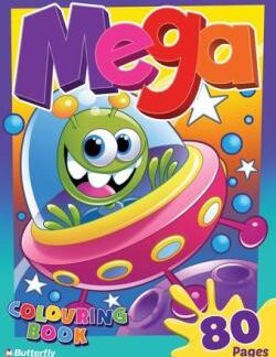 Mega Colouring Book - Butterfly
