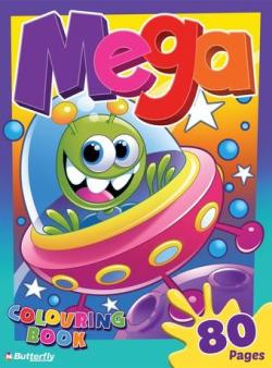 Mega Colouring Book - Butterfly