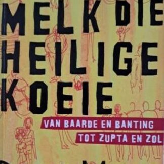 Melk die heilige koeie deur Deon Maas tweedehandse Afrikaanse sagteband in goeie toestand