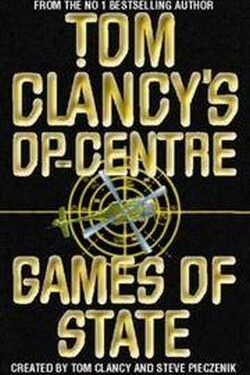 Tom Clancy Games of State Op-Centre #3 paperback book published by Harper Collins showing cover wear.