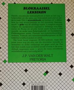 Blokraaisel leksikon - Lorraine du Pré - Karin's Treasures