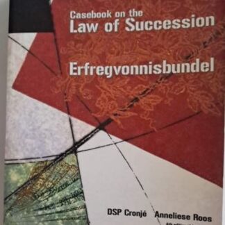 casebook on the law of succession isbn 9781868882366