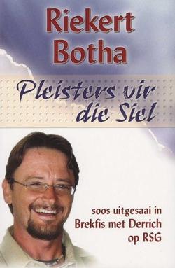 Voorblad van Pleisters vir die siel deur Riekert Botha beskikbaar by Karin's Treasures.