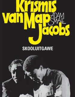 Voorblad van die Afrikaanse drama Krismis van Map Jacobs deur Adam Small, gepubliseer deur Tafelberg Uitgewers