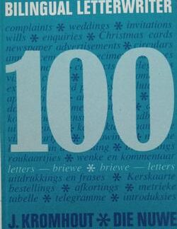 Die nuwe tweetalige brieweboek - J. Kromhout
