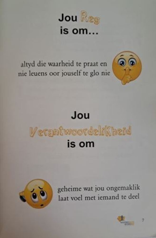 Binneblad 2 uit Kinders van Suid-Afrika het almal regte en verantwoordelikhede