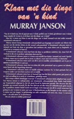 Agterblad van Klaar met die dinge van 'n kind - Murray Janson. Foto deur Karin's Treasures. 