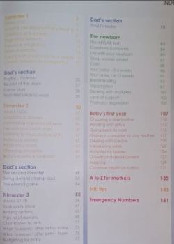 Contents page - photo by Karin's Treasures.