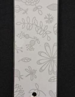 Wit en silwer boekmerk/White and Silver bookmark