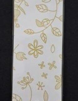 Wit en goud boekmerk (2)/White and gold bookmark (2)