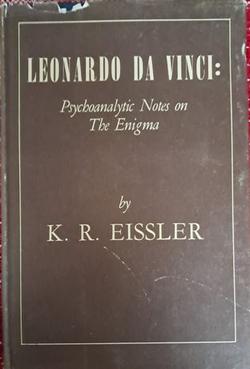 Cover of Leonardo da Vinci: Psychoanalytic Notes on the Enigma by K. R. Eissler second hand book in fair condition.