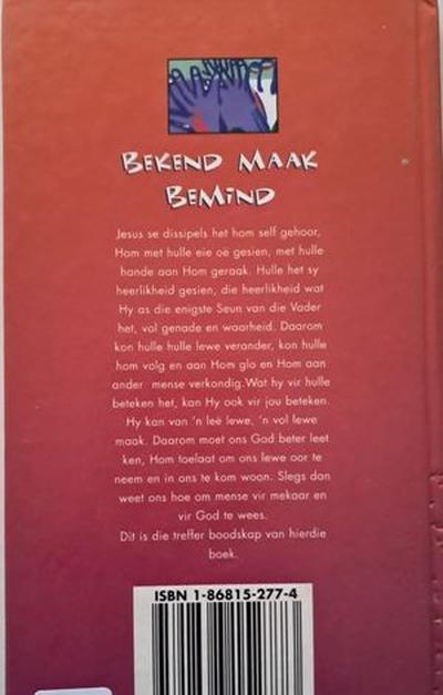 Bekend maak bemind deur Nina Smit Agterblad