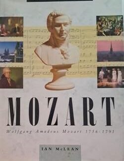 Front cover of Great Composers: Mozart by Ian McLean, 1990 Hamlyn edition at Karin's Treasures