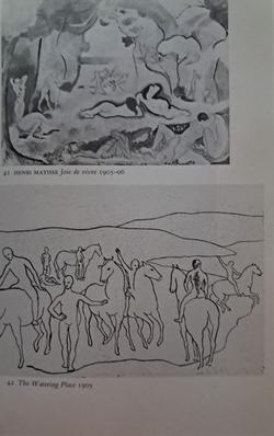 Inside illustrated Picasso art history pages
