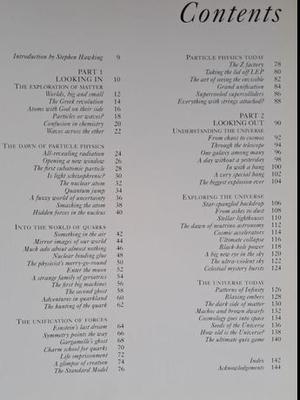 Contents page of The Search for Infinity - Gordon Fraser, Egil Illestol & Inge Sellevag. Photo by Kari's Treasures. 