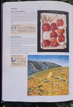 Sample biographical page from The Collector's Guide to Art and Artists in South Africa showing artist profiles