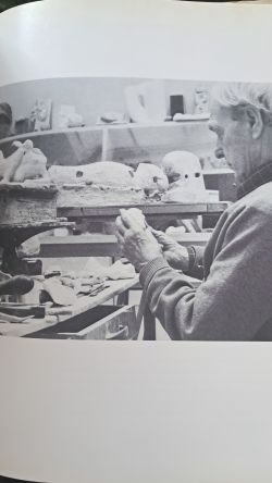 Inside page of With Henry Moore The Artist at work. Photo by Karin's Treasures. 