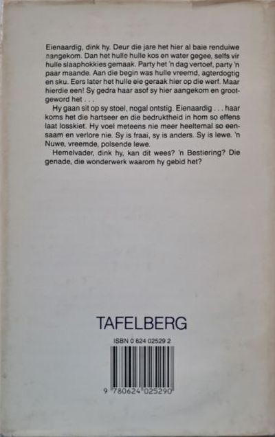 Agterblad van Die ou man en die duif deur F.A. Venter