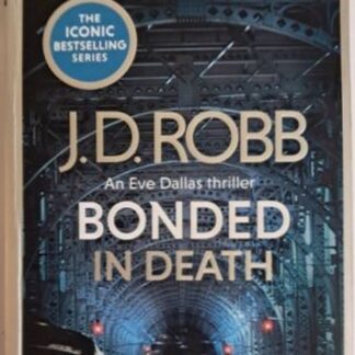 Bonded in Death by J.D. Robb paperback front cover secod hand book at Karin's Treasures.