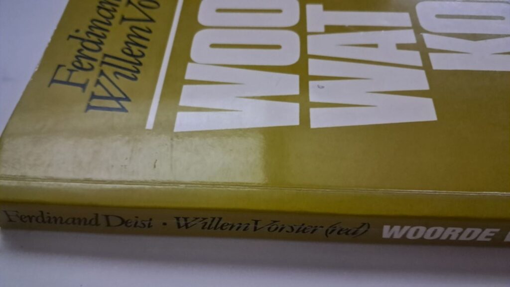 rugkant woorde wat ver kom ferdinand deist