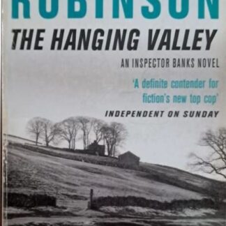 Cover of The Hanging Valley by Peter Robinson, Inspector Banks crime novel paperback second hand book at Karin's Treasures.