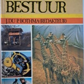 Voorblad van Wildplaasbestuur deur J. du P. Bothma, Afrikaanse wildplaasbestuurgids beskikbaar by Karin's Treasures.