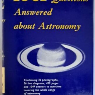 1001 questions answered about astronomy james pickering karins treasures