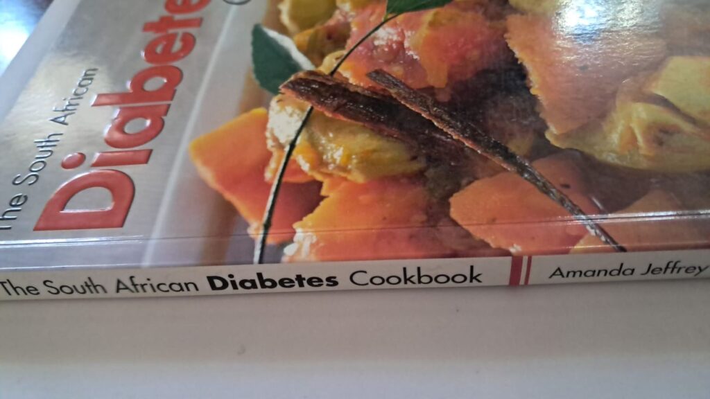 spine of the south african diabetes cookbook karins treasures