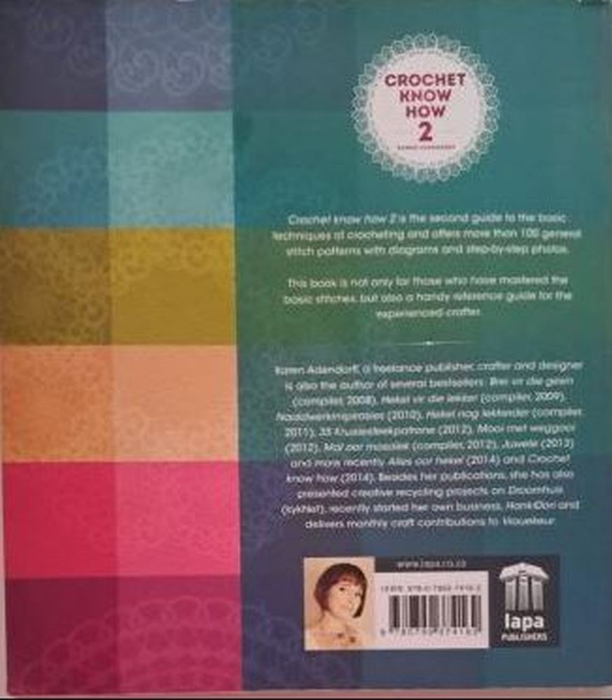 back cover crochet know how 2 karen adendorff