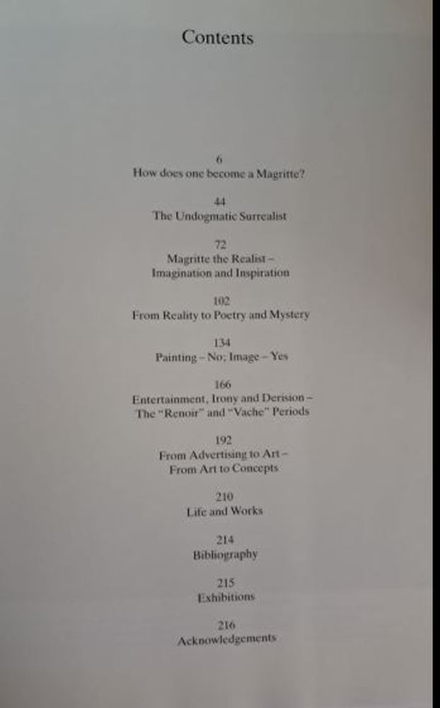 contents magritte