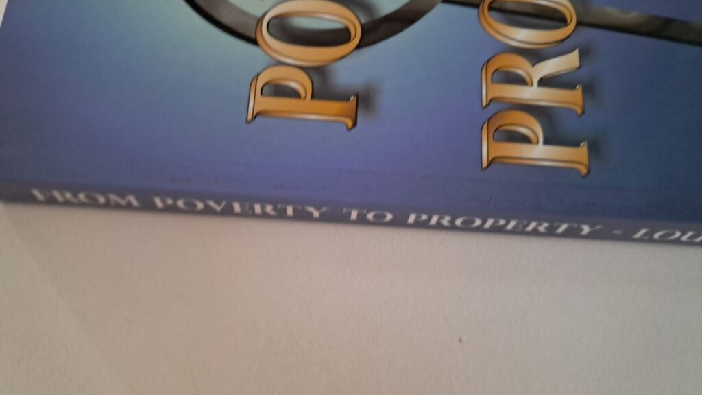 spine from poverty to property isbn 9780620325066 karins treasures