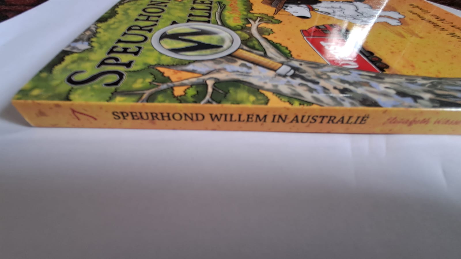 rugkant speurhond willem in australie